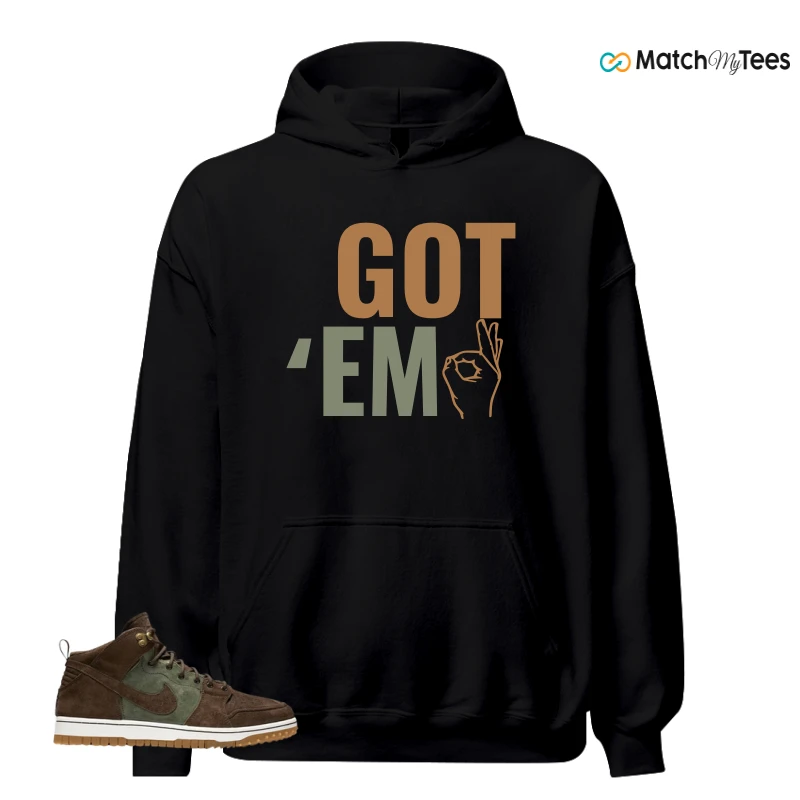 NIKE DUNK CMFT WB ARMY OLIVE SNEAKER Matching Tees hoodie