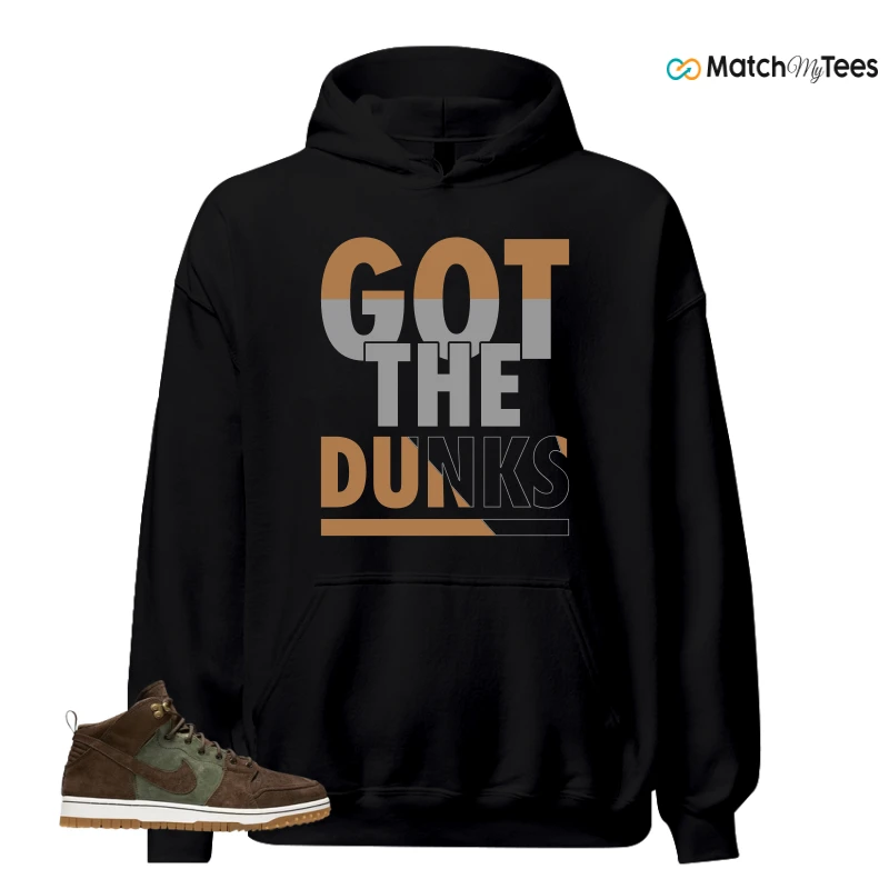 NIKE DUNK CMFT WB ARMY OLIVE SNEAKER Matching Tees hoodie