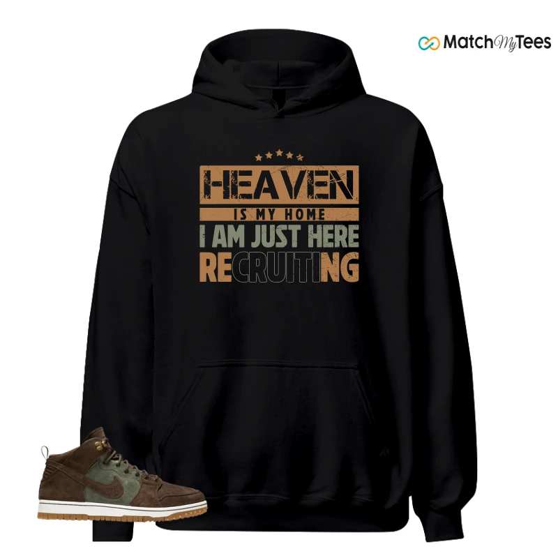 NIKE DUNK CMFT WB ARMY OLIVE SNEAKER Matching Tees hoodie