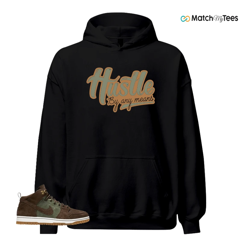 NIKE DUNK CMFT WB ARMY OLIVE SNEAKER Matching Tees hoodie