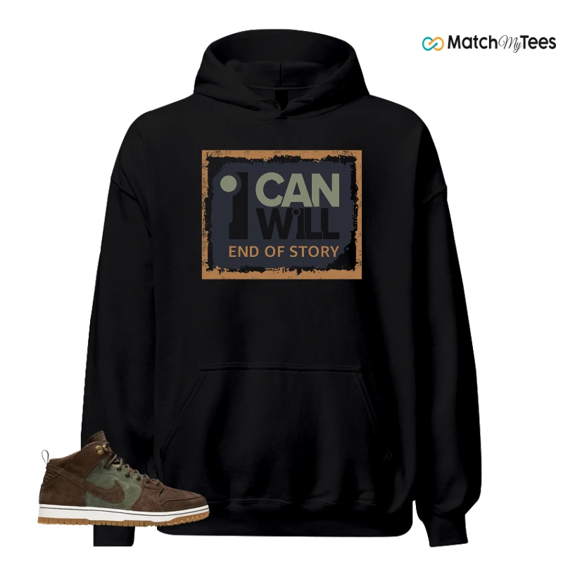 NIKE DUNK CMFT WB ARMY OLIVE SNEAKER Matching Tees hoodie