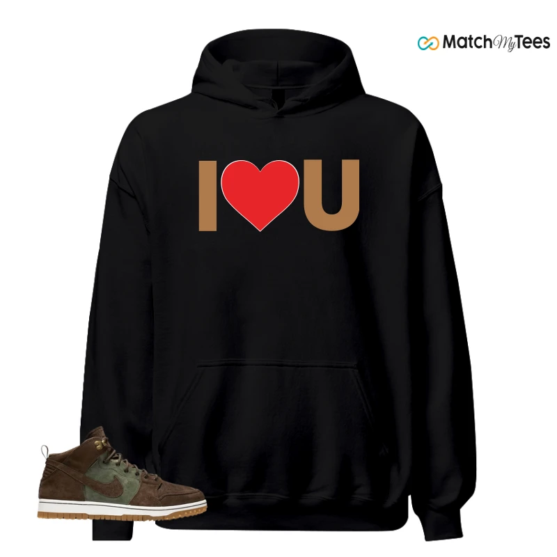 NIKE DUNK CMFT WB ARMY OLIVE SNEAKER Matching Tees hoodie