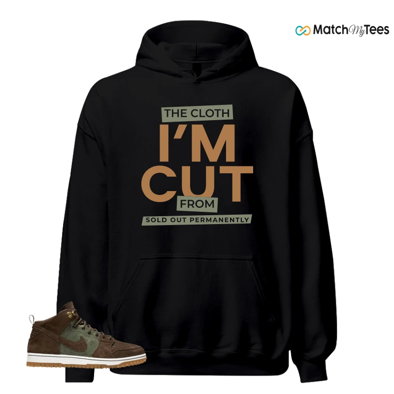 NIKE DUNK CMFT WB ARMY OLIVE SNEAKER Matching Tees hoodie