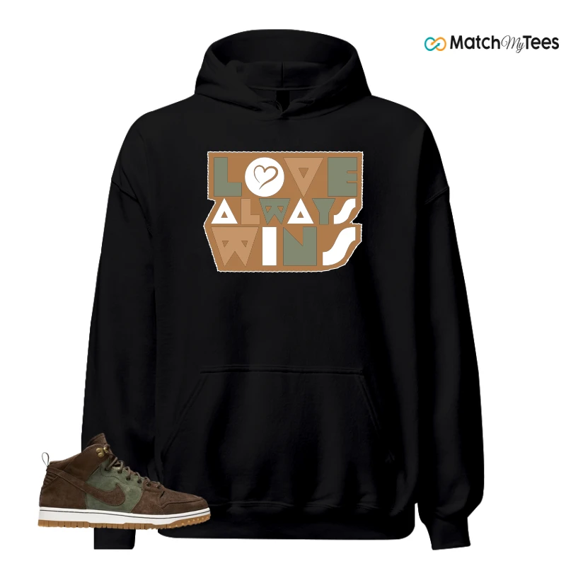 NIKE DUNK CMFT WB ARMY OLIVE SNEAKER Matching Tees hoodie