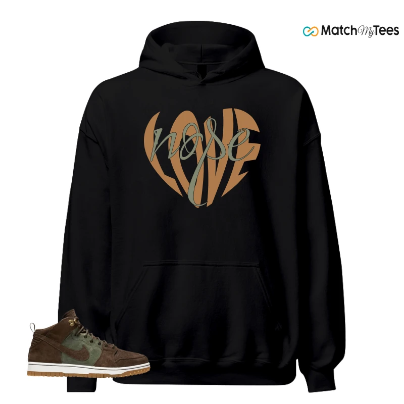 NIKE DUNK CMFT WB ARMY OLIVE SNEAKER Matching Tees hoodie