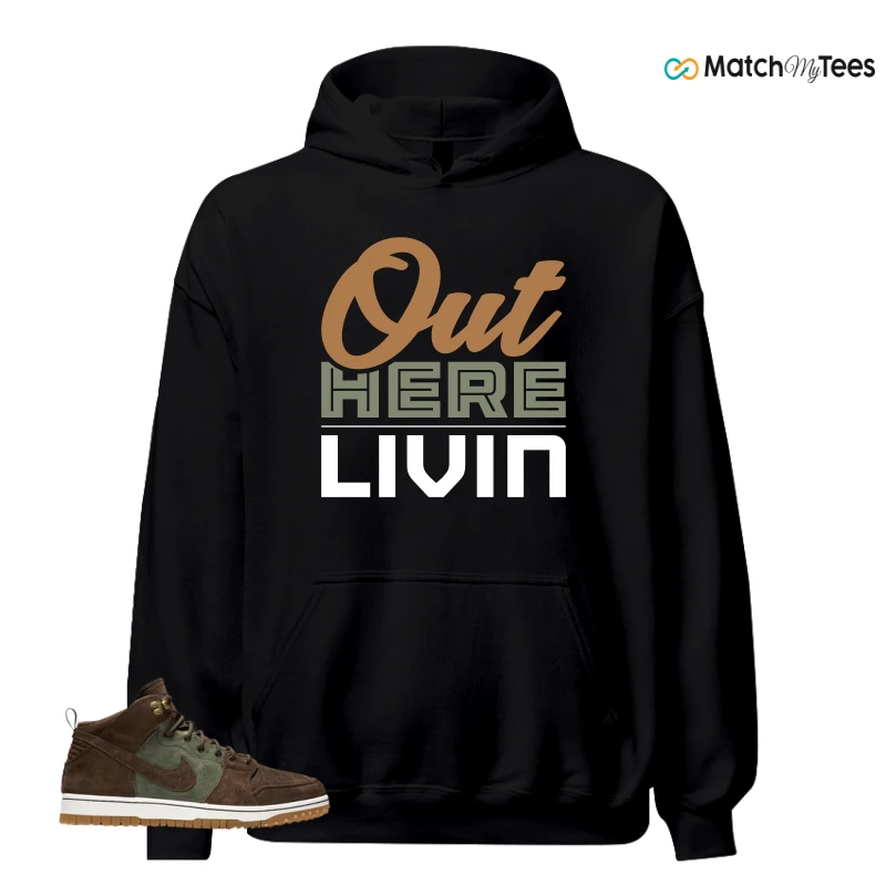 NIKE DUNK CMFT WB ARMY OLIVE SNEAKER Matching Tees hoodie