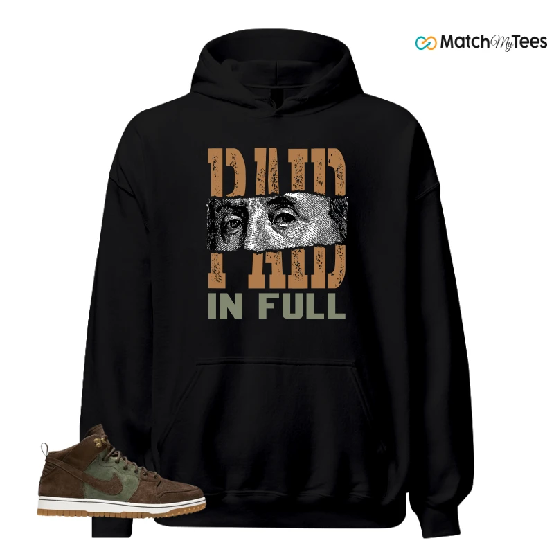 NIKE DUNK CMFT WB ARMY OLIVE SNEAKER Matching Tees hoodie