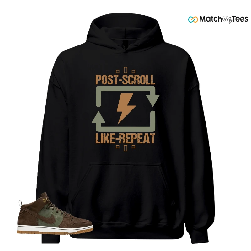 NIKE DUNK CMFT WB ARMY OLIVE SNEAKER Matching Tees hoodie