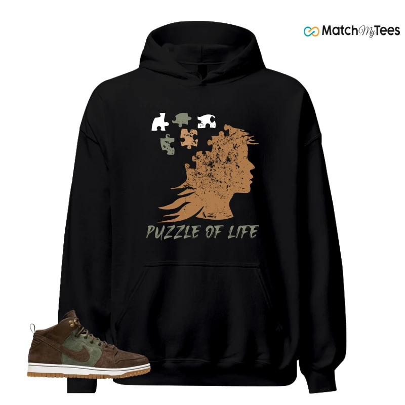 NIKE DUNK CMFT WB ARMY OLIVE SNEAKER Matching Tees hoodie