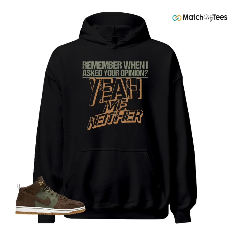 NIKE DUNK CMFT WB ARMY OLIVE SNEAKER Matching Tees hoodie