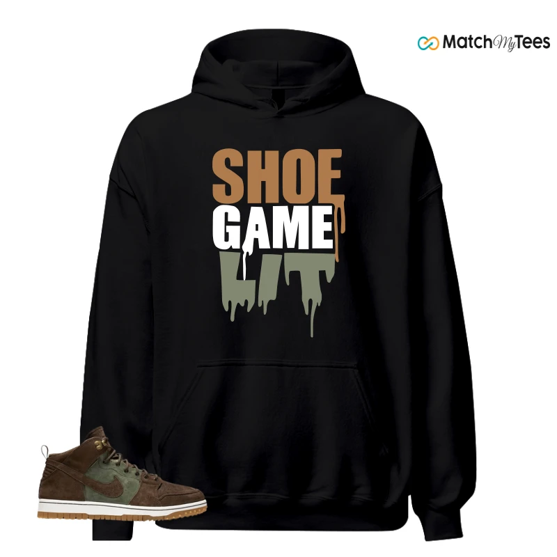 NIKE DUNK CMFT WB ARMY OLIVE SNEAKER Matching Tees hoodie