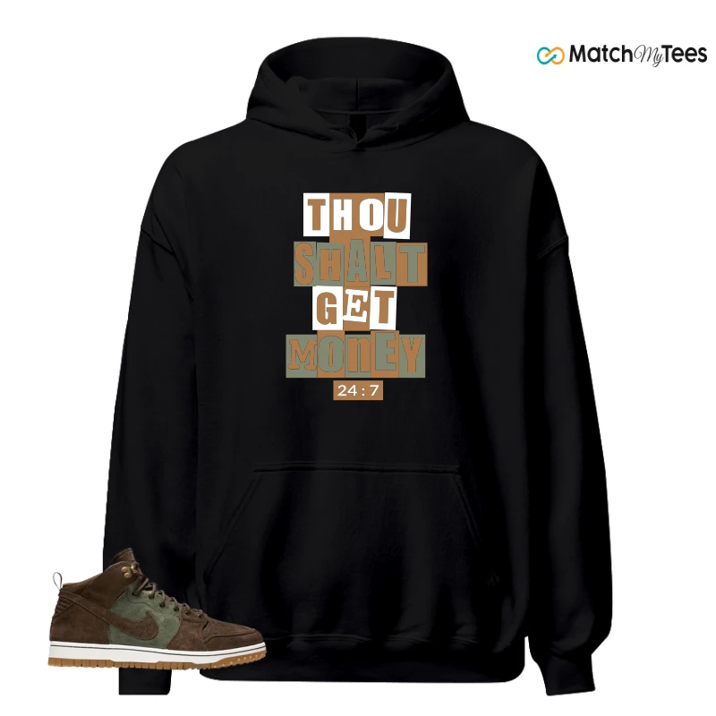 NIKE DUNK CMFT WB ARMY OLIVE SNEAKER Matching Tees hoodie