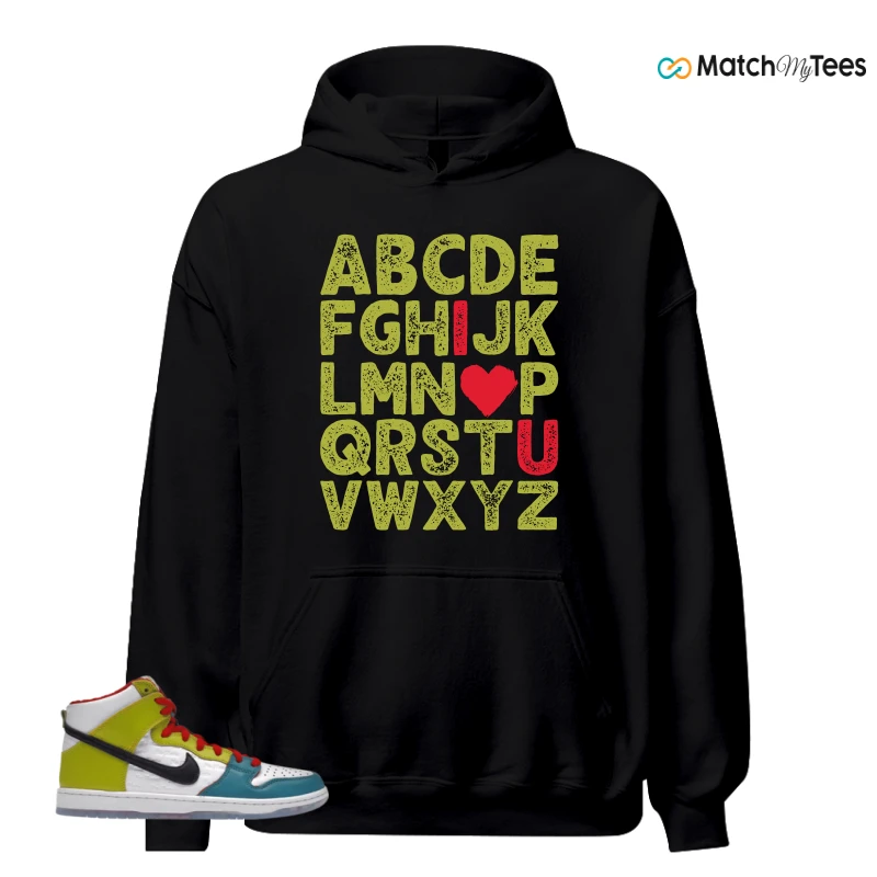 NIKE DUNK HIGH PRO FROSKATE ALL LOVE SNEAKER Matching Tees hoodie
