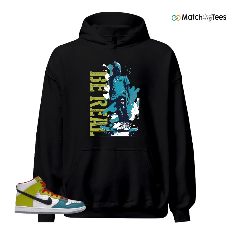 NIKE DUNK HIGH PRO FROSKATE ALL LOVE SNEAKER Matching Tees hoodie