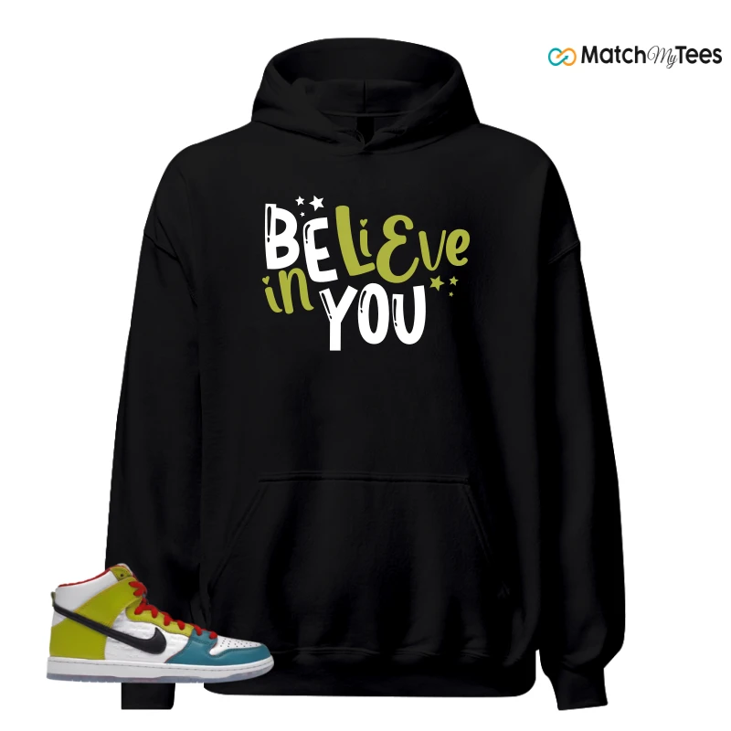 NIKE DUNK HIGH PRO FROSKATE ALL LOVE SNEAKER Matching Tees hoodie