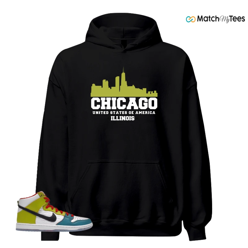 NIKE DUNK HIGH PRO FROSKATE ALL LOVE SNEAKER Matching Tees hoodie