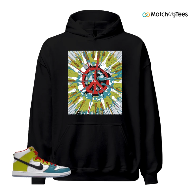 NIKE DUNK HIGH PRO FROSKATE ALL LOVE SNEAKER Matching Tees hoodie
