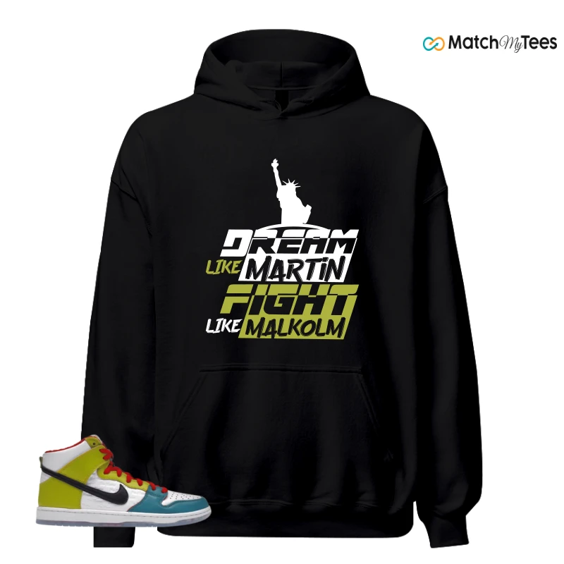 NIKE DUNK HIGH PRO FROSKATE ALL LOVE SNEAKER Matching Tees hoodie