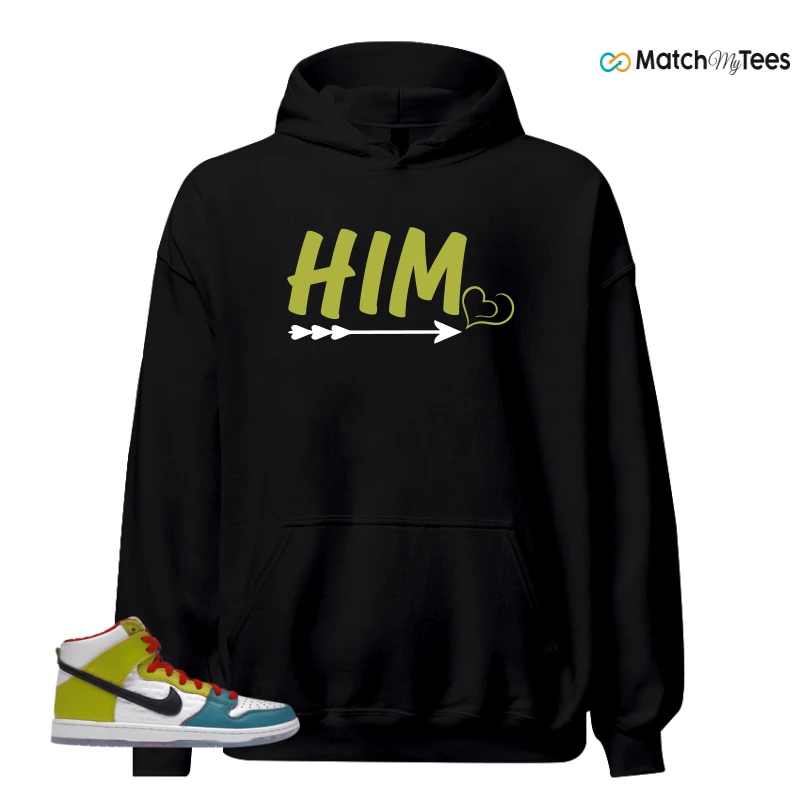 NIKE DUNK HIGH PRO FROSKATE ALL LOVE SNEAKER Matching Tees hoodie