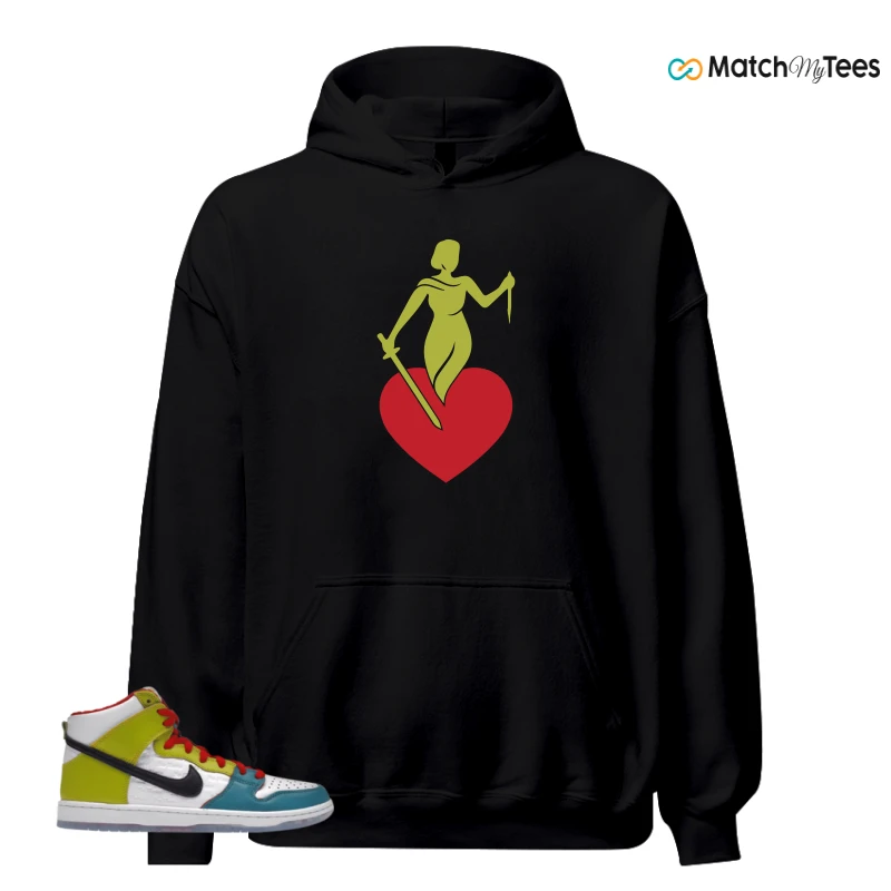 NIKE DUNK HIGH PRO FROSKATE ALL LOVE SNEAKER Matching Tees hoodie