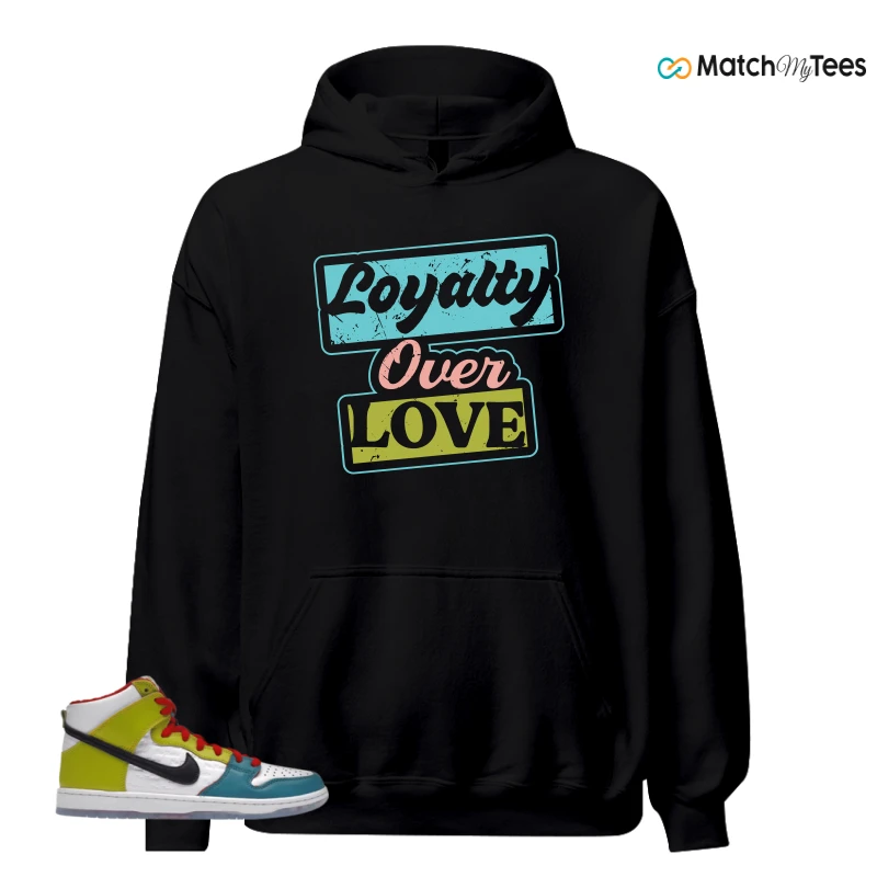 NIKE DUNK HIGH PRO FROSKATE ALL LOVE SNEAKER Matching Tees hoodie