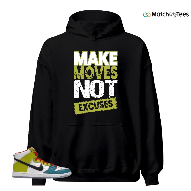 NIKE DUNK HIGH PRO FROSKATE ALL LOVE SNEAKER/WHITE/METALLIC GOLD-UNIVERSITY RED matching Hoodie