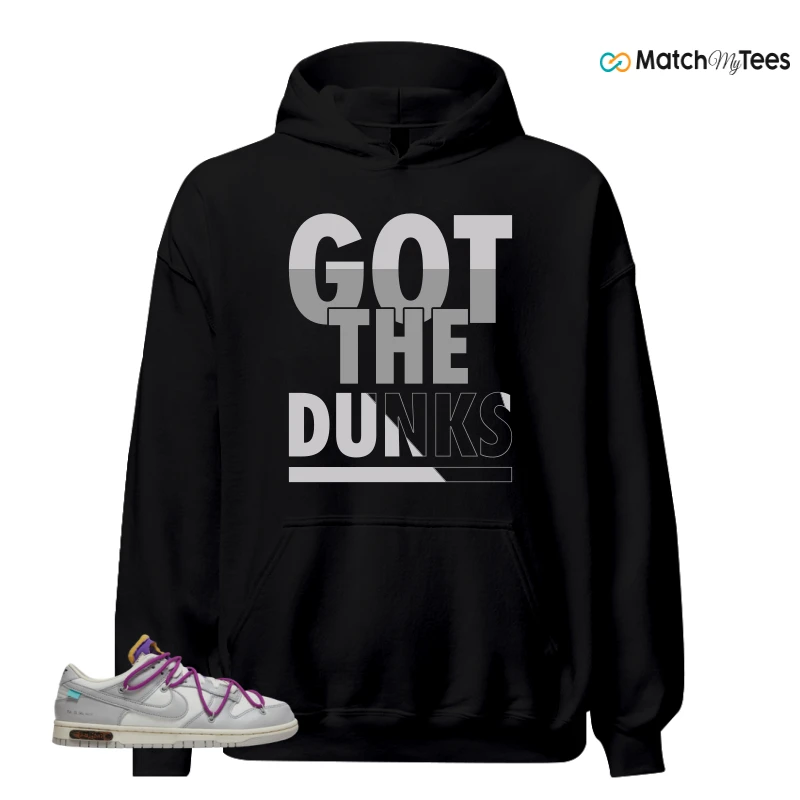 NIKE DUNK LOW OFF-WHITE LOT 28 SNEAKER Matching Tees hoodie