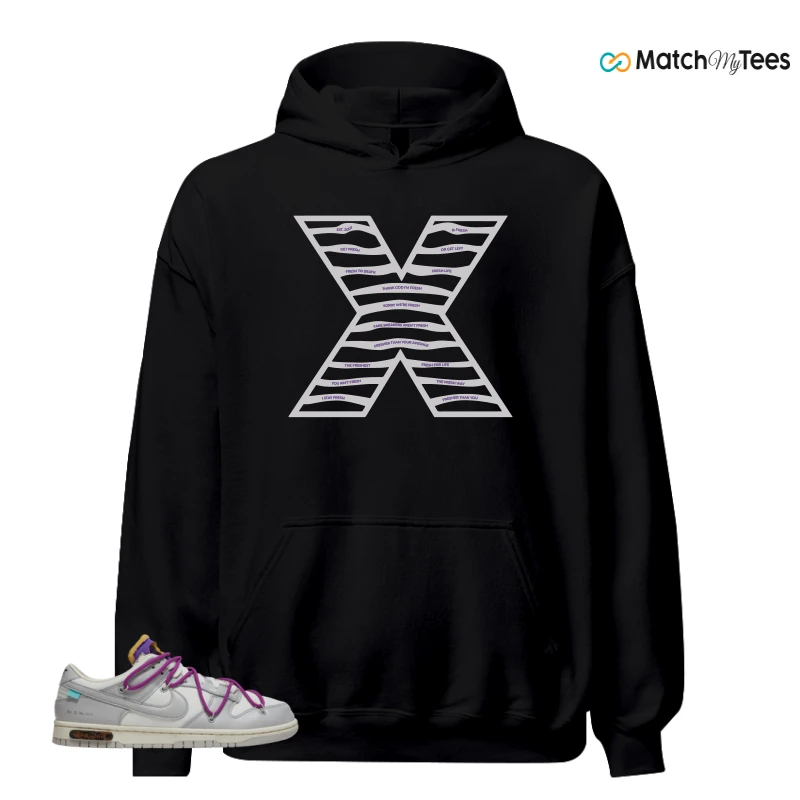 NIKE DUNK LOW OFF-WHITE LOT 28 SNEAKER Matching Tees hoodie