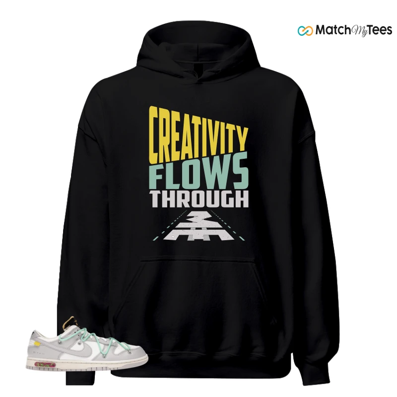 NIKE DUNK LOW OFF-WHITE LOT 4 SNEAKER Matching Tees hoodie