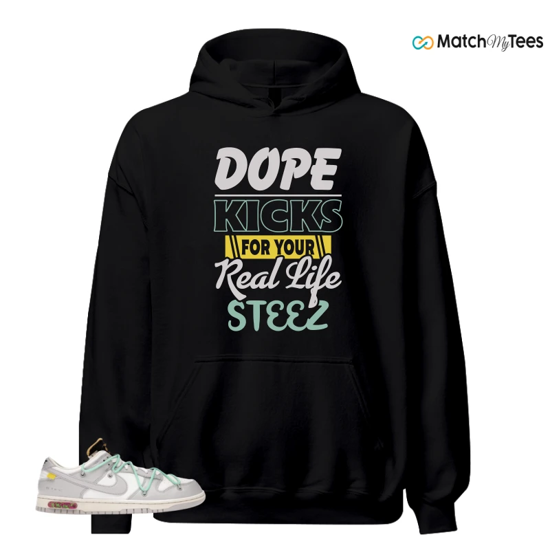 NIKE DUNK LOW OFF-WHITE LOT 4 SNEAKER Matching Tees hoodie