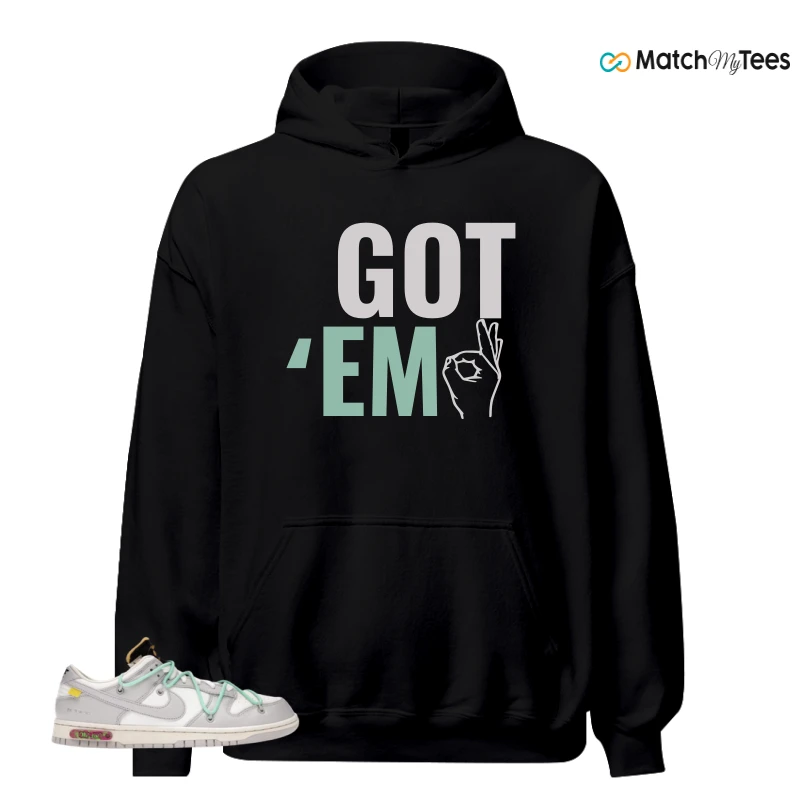 NIKE DUNK LOW OFF-WHITE LOT 4 SNEAKER Matching Tees hoodie