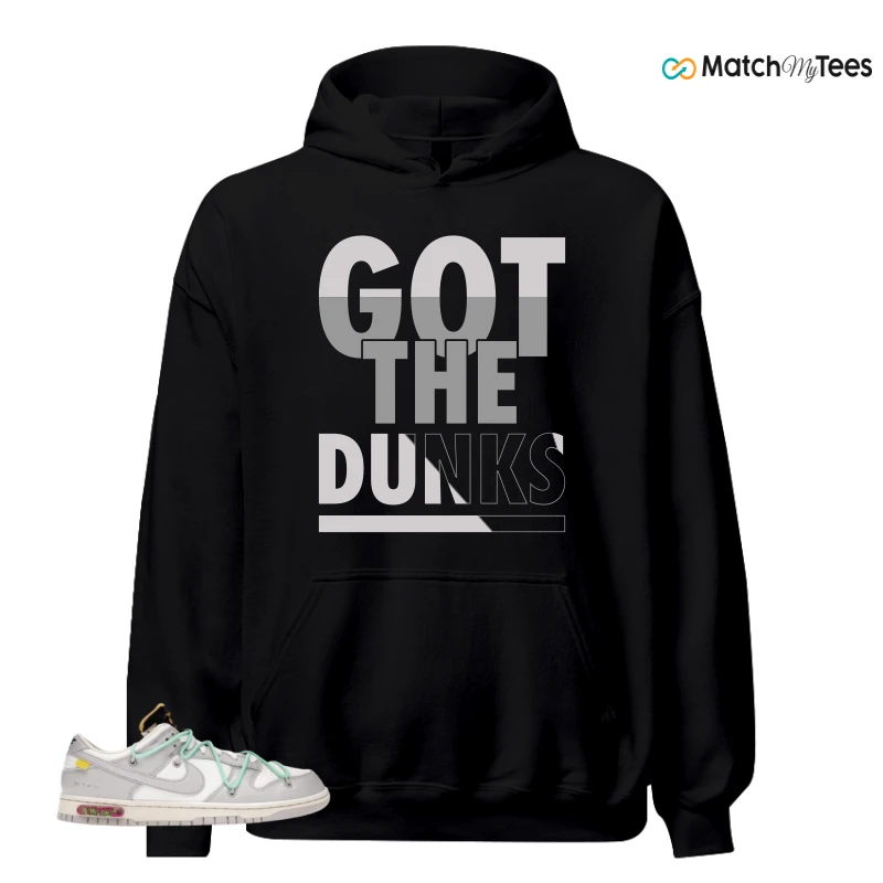NIKE DUNK LOW OFF-WHITE LOT 4 SNEAKER Matching Tees hoodie