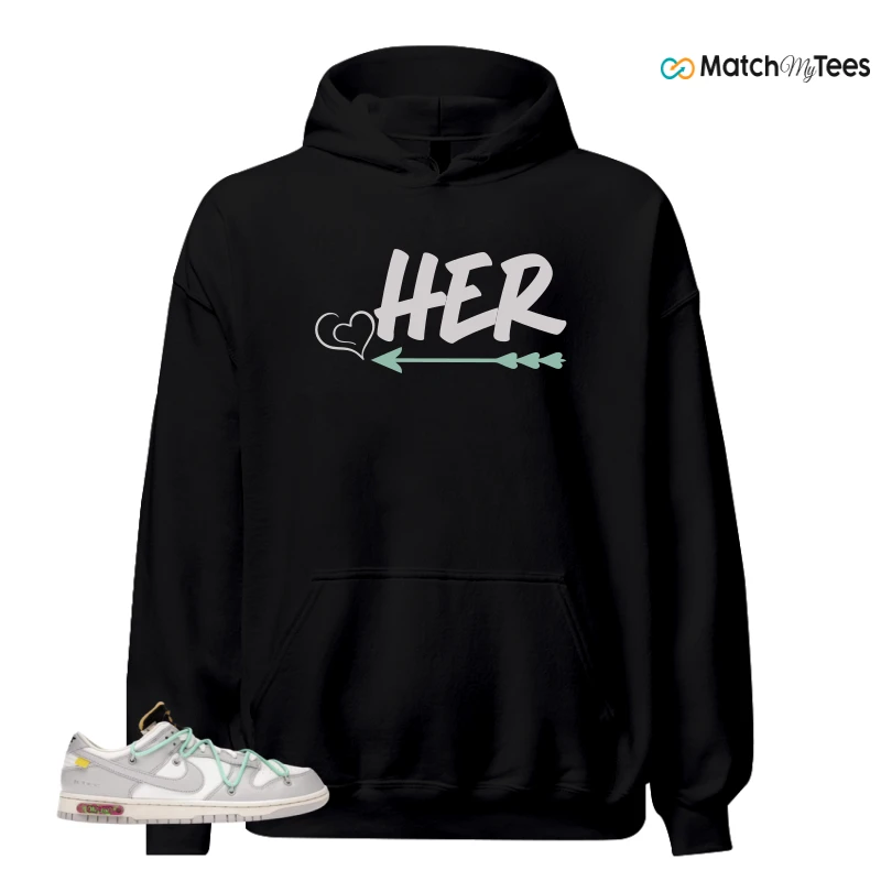 NIKE DUNK LOW OFF-WHITE LOT 4 SNEAKER Matching Tees hoodie
