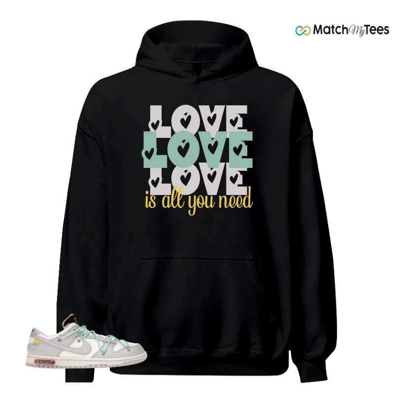 NIKE DUNK LOW OFF-WHITE LOT 4 SNEAKER Matching Tees hoodie