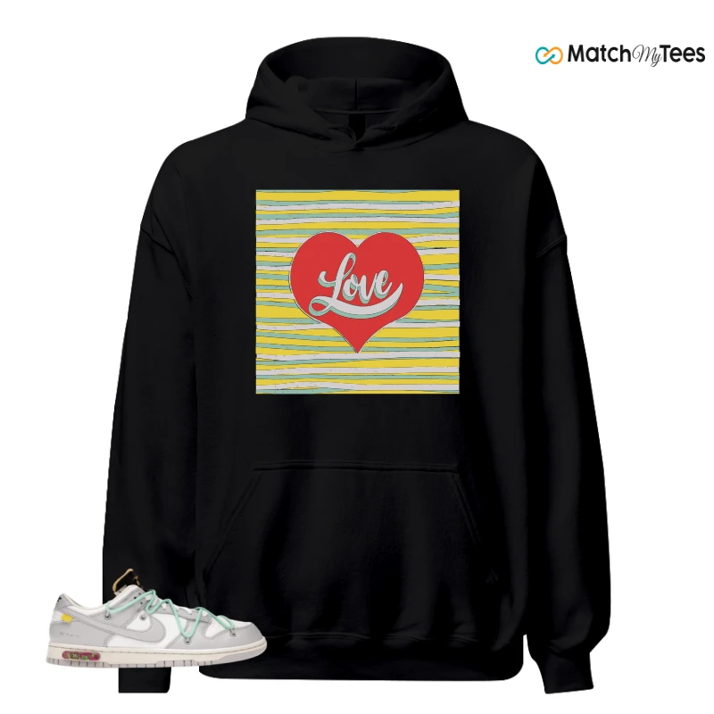 NIKE DUNK LOW OFF-WHITE LOT 4 SNEAKER Matching Tees hoodie