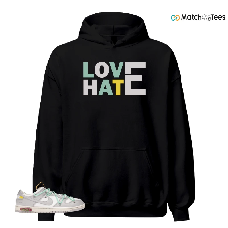 NIKE DUNK LOW OFF-WHITE LOT 4 SNEAKER Matching Tees hoodie