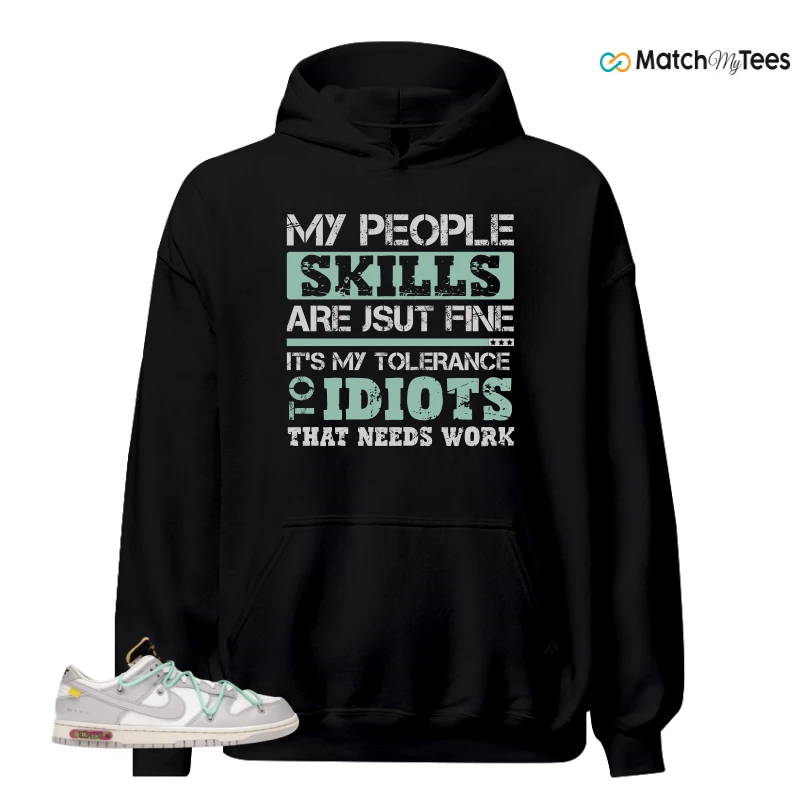 NIKE DUNK LOW OFF-WHITE LOT 4 SNEAKER Matching Tees hoodie