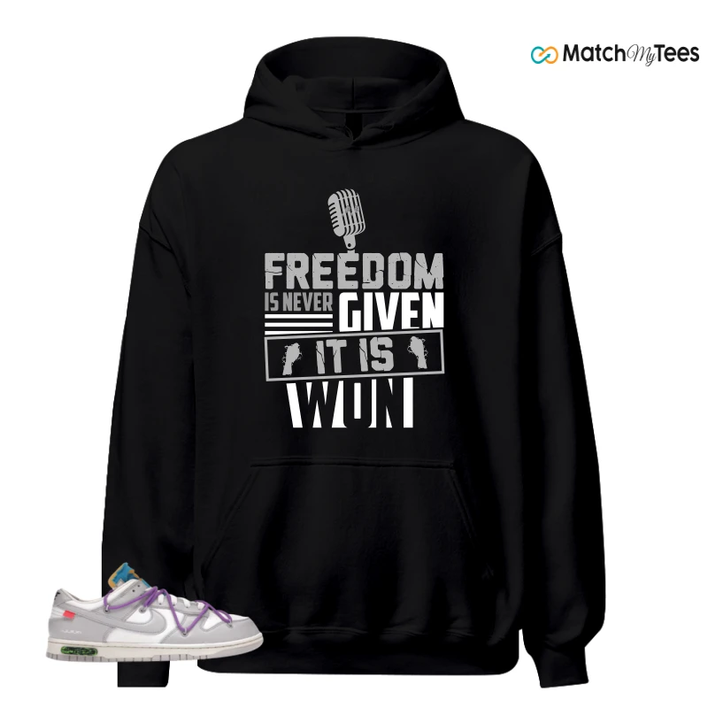 NIKE DUNK LOW OFF-WHITE LOT 47 SNEAKER Matching Tees hoodie