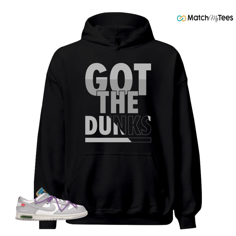 NIKE DUNK LOW OFF-WHITE LOT 47 SNEAKER Matching Tees hoodie