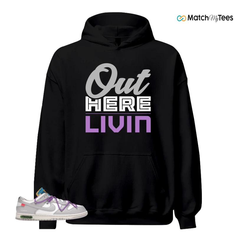 NIKE DUNK LOW OFF-WHITE LOT 47 SNEAKER Matching Tees hoodie