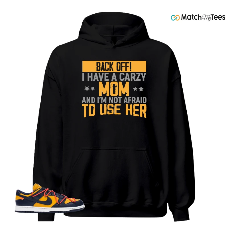 NIKE DUNK LOW OFF-WHITE UNIVERSITY GOLD SNEAKER Matching Tees hoodie