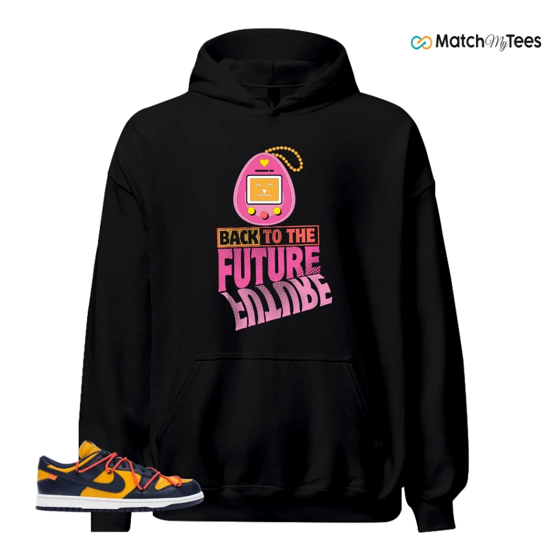 NIKE DUNK LOW OFF-WHITE UNIVERSITY GOLD SNEAKER Matching Tees hoodie