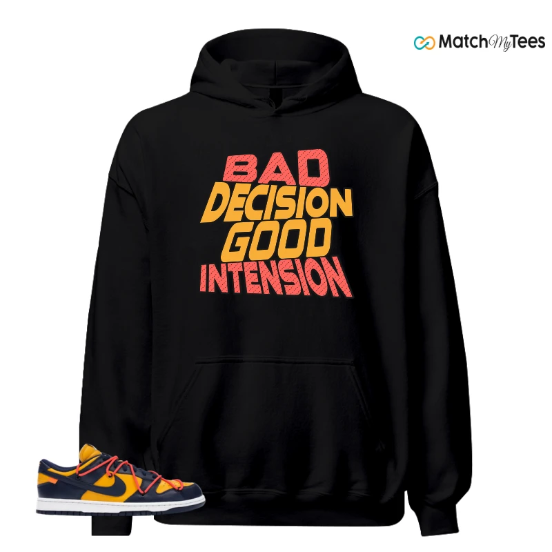 NIKE DUNK LOW OFF-WHITE UNIVERSITY GOLD SNEAKER Matching Tees hoodie