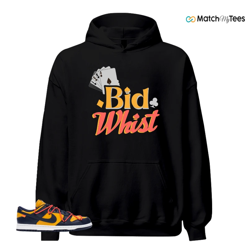 NIKE DUNK LOW OFF-WHITE UNIVERSITY GOLD SNEAKER Matching Tees hoodie