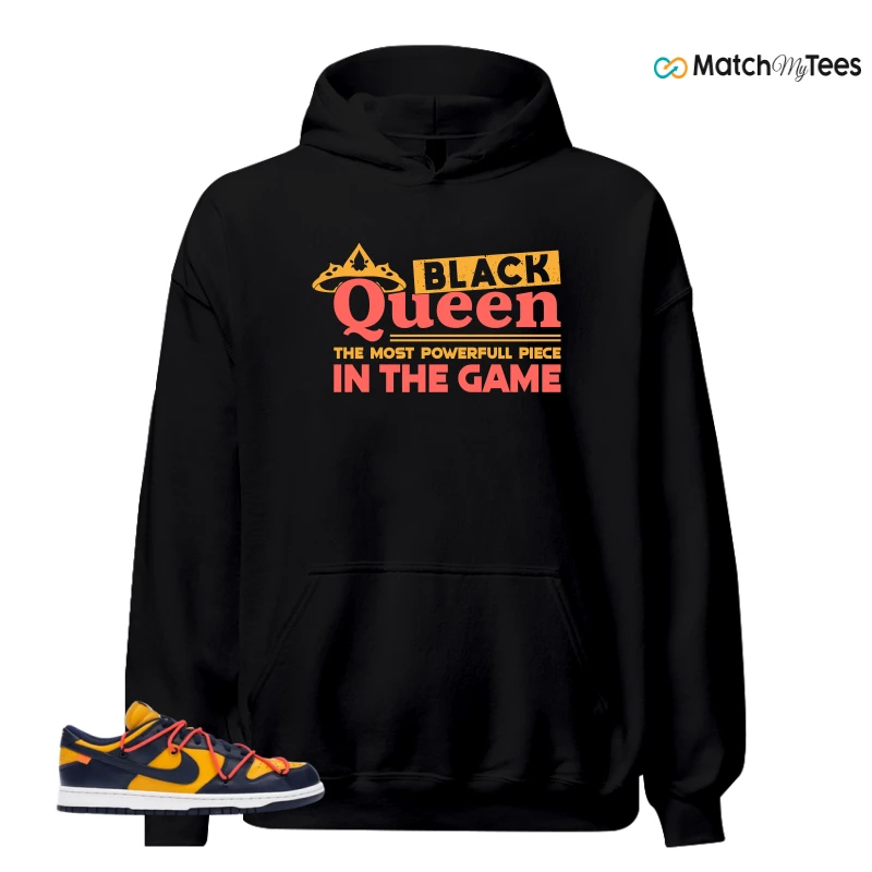 NIKE DUNK LOW OFF-WHITE UNIVERSITY GOLD SNEAKER Matching Tees hoodie