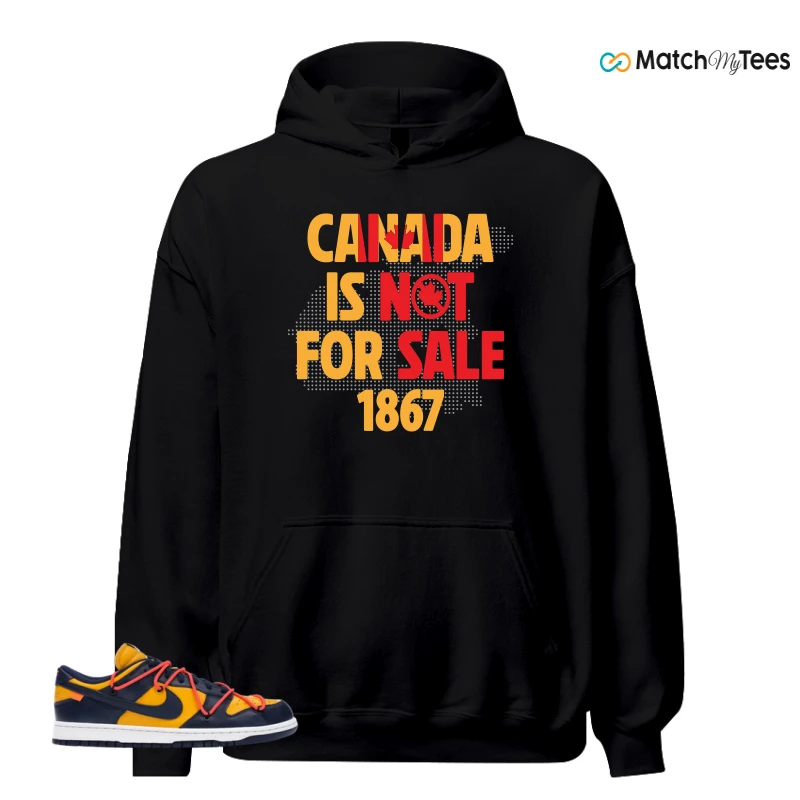 NIKE DUNK LOW OFF-WHITE UNIVERSITY GOLD SNEAKER Matching Tees hoodie