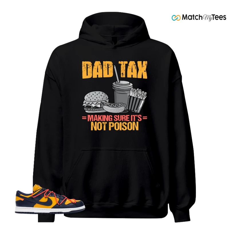 NIKE DUNK LOW OFF-WHITE UNIVERSITY GOLD SNEAKER Matching Tees hoodie