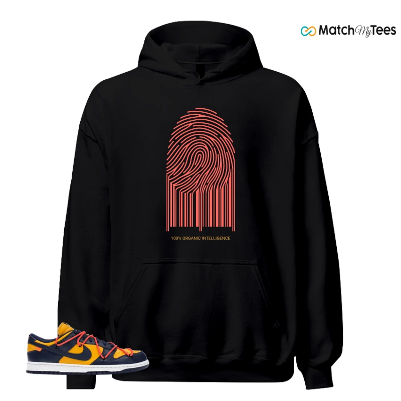 NIKE DUNK LOW OFF-WHITE UNIVERSITY GOLD SNEAKER Matching Tees hoodie