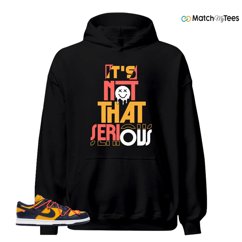 NIKE DUNK LOW OFF-WHITE UNIVERSITY GOLD SNEAKER Matching Tees hoodie