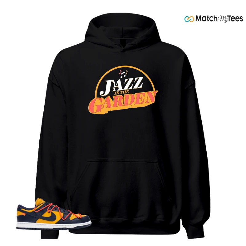 NIKE DUNK LOW OFF-WHITE UNIVERSITY GOLD SNEAKER Matching Tees hoodie